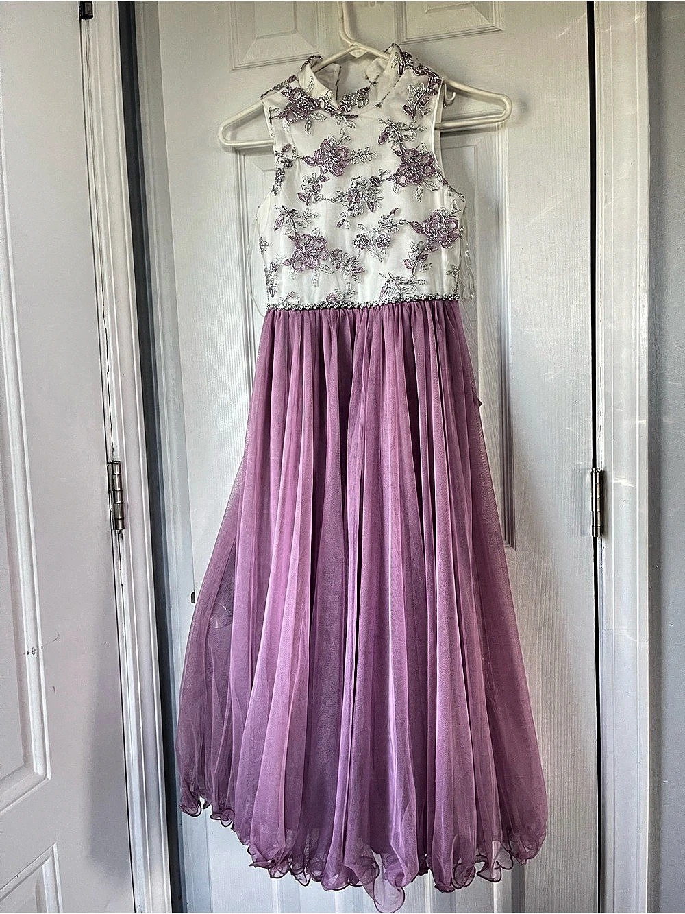 Speechless Floral Maxi Dress Pink & White Size 10